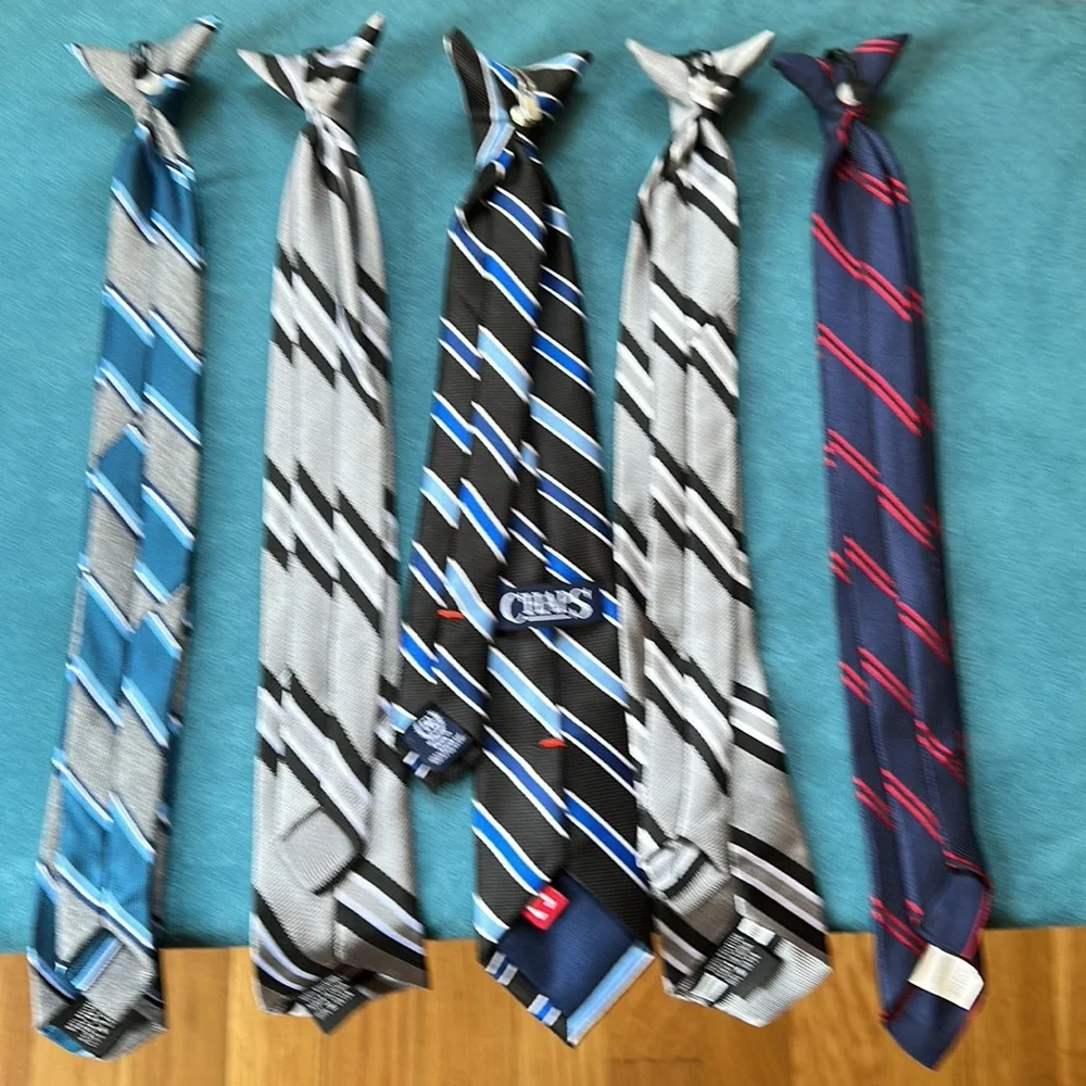 LOT of Clip on Neck Ties